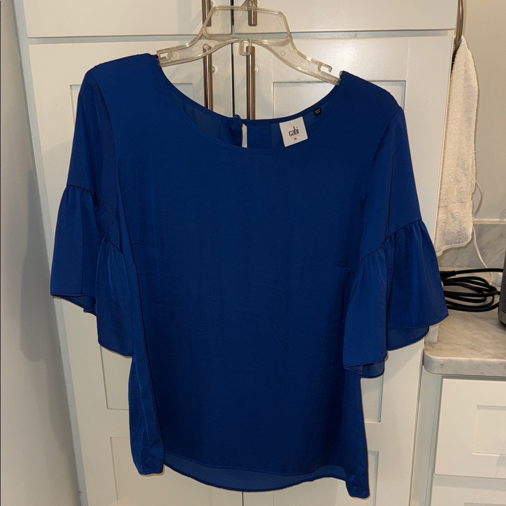 CAbi Royal Blue Blouse